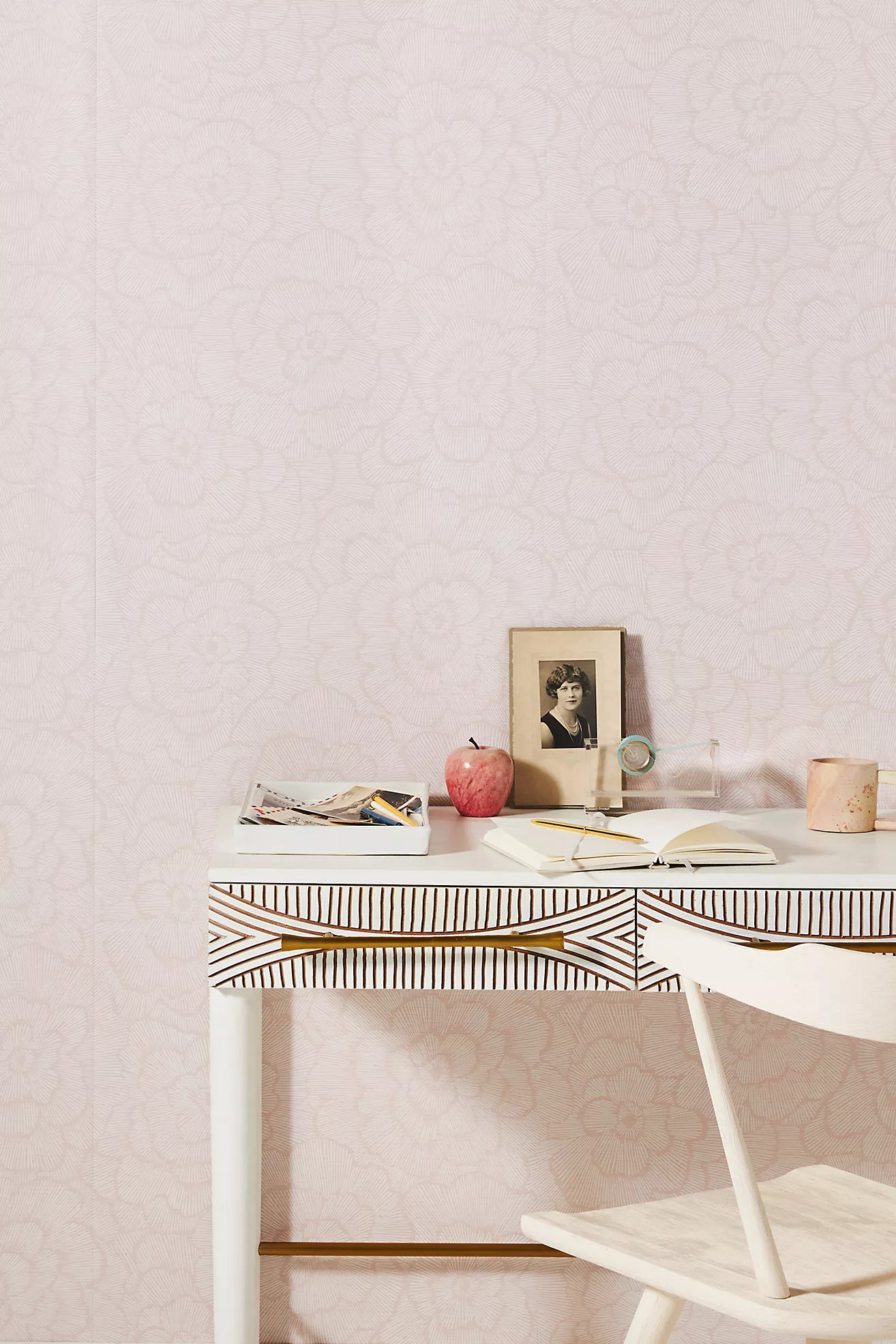 Peony Textured Wallpaper | Anthropologie (US)
