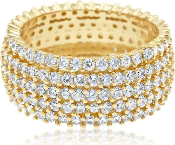 Pavé Cigar Band Ring | Nordstrom