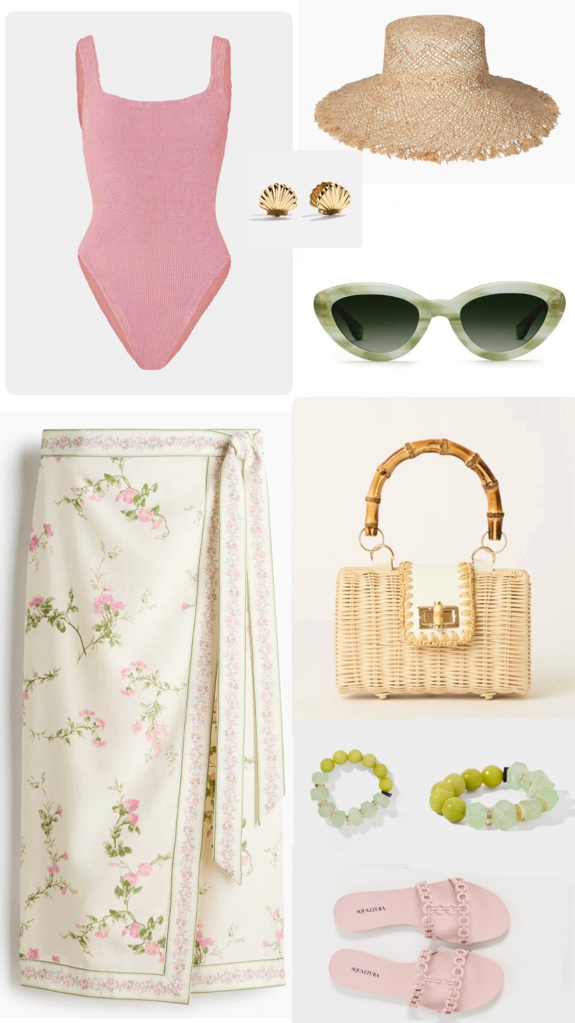 Beach look! Wrap skirt is $50! 

#LTKdayinmylife #LTKTravel #LTKootd