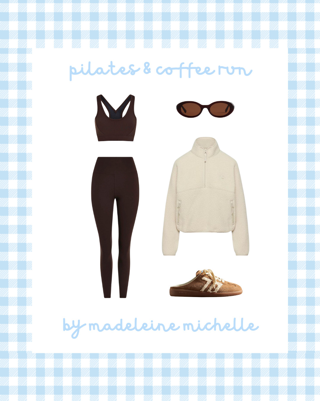 Morning moments in comfy neutrals — a matching set, cozy fleece, and shearling slides for Pilates and a latte stop after.

#fallactivewear #athleisurestyle #coffeerunoutfit #neutralstyle #chiccomfort #morningroutine #byMadeleineMichelle #alo #aloyoga 

 #LTKActive #LTKFindsUnder100 #LTKStyleTip