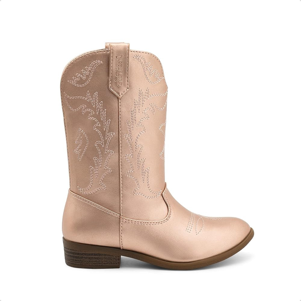 DREAM PAIRS Cowgirl Cowboy Western Boots Girls Mid Calf Riding Shoes Little Kid/Big Kid | Amazon (US)