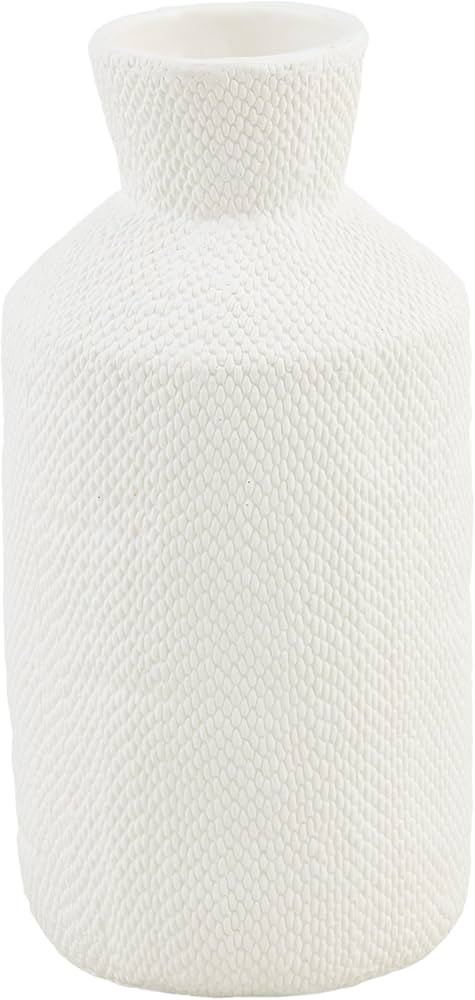 Mud Pie Tall Pressed Textured Vase; 11 1/2" x 4 1/2" | Amazon (US)