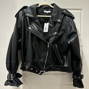 NWT WeWoreWhat Leather Moto Jacket | Poshmark