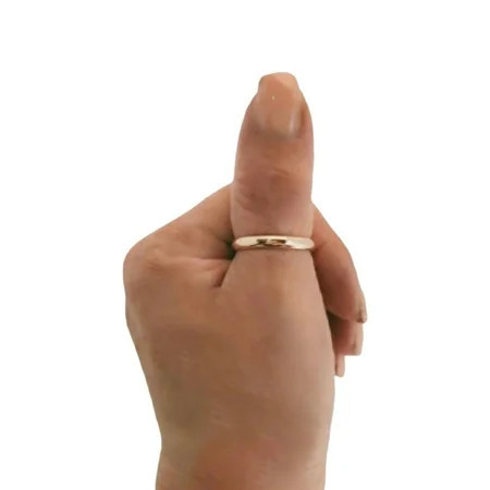 Thumb Ring Gold Thumb Ring 14k Gold Filled thumb ring 3mm Gold thumb rings for Women Real 14k Comfort fit | Walmart (US)