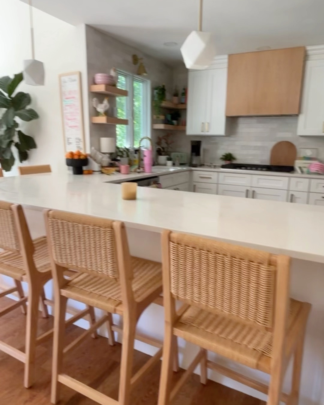 Our counter stools!