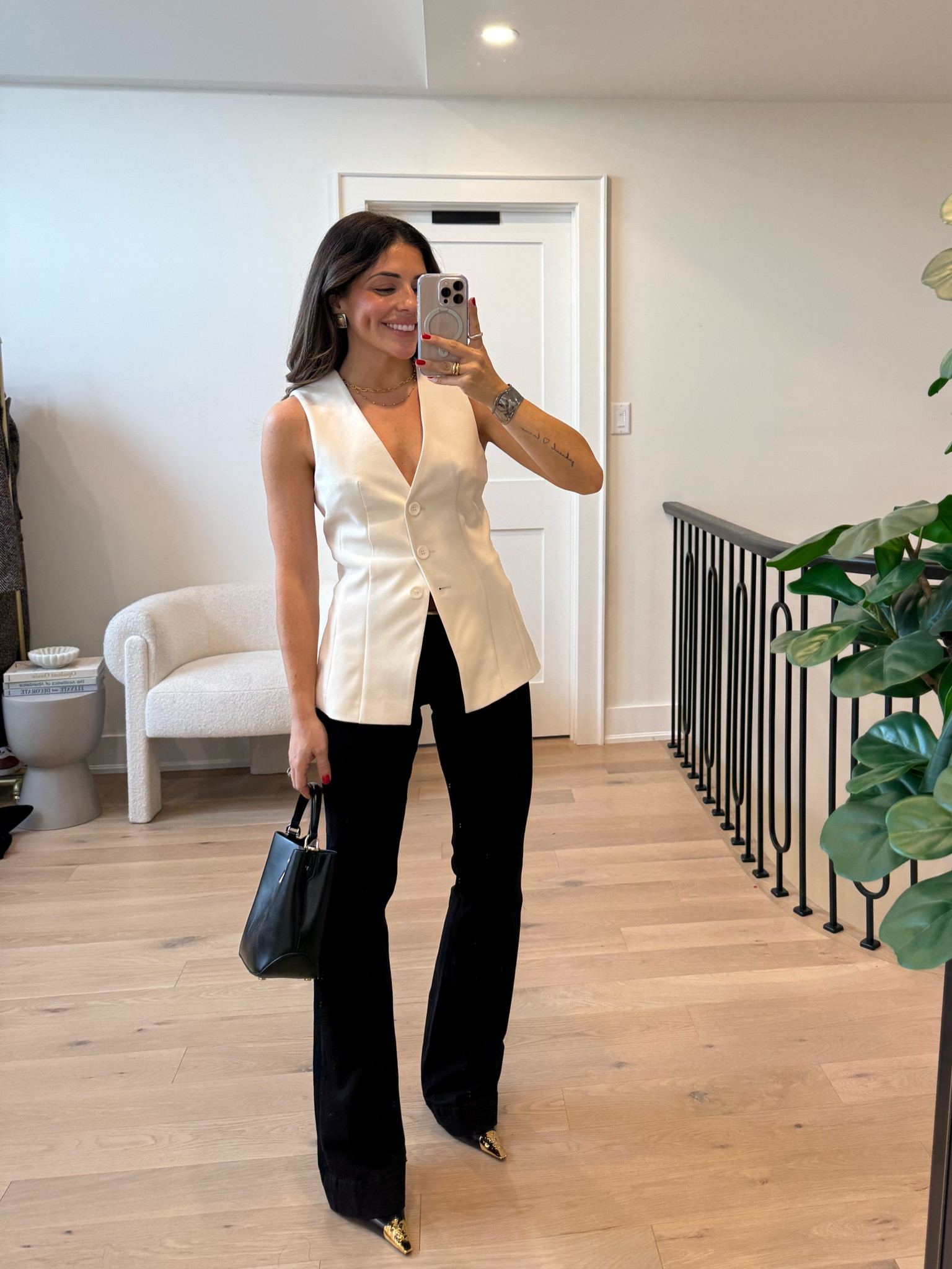 Use code VANESSABDAY15
Vest - XS
Jeans - size 24

#LTKautumn #LTKcanada #LTKworkwear