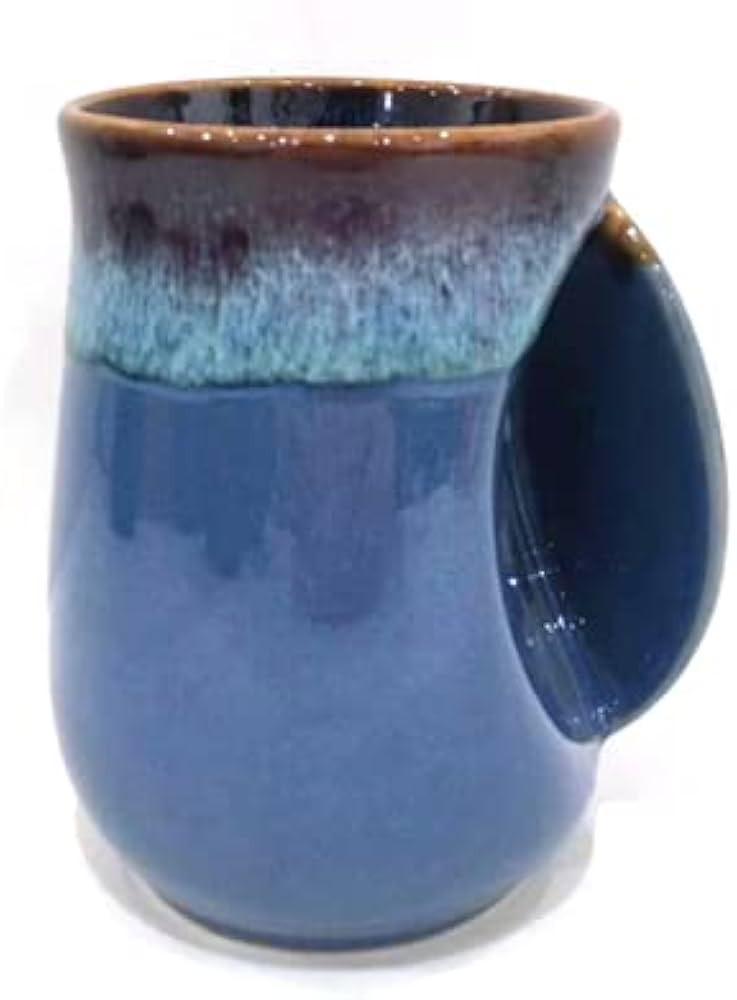 Selamica Porcelain 18oz Novelty Right-handed Handwarmer Mug, Coffee Mug, Tea Mug for family frien... | Amazon (US)