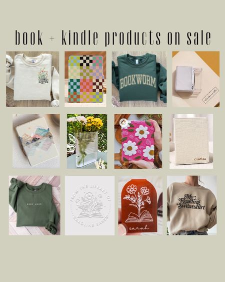 So many fun and cute kindle and book related accessories on sale for cyber Monday on Etsy!! If you’re a book lover or someone you love is these are some seriously great holiday gifting options! 

#LTKsalealert #LTKGiftGuide #LTKCyberWeek