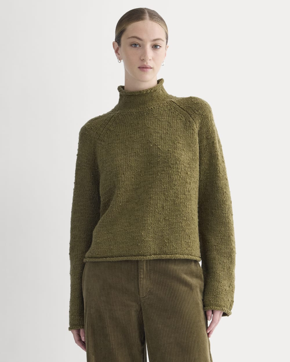Rollneck Sweater | Olive | Everlane