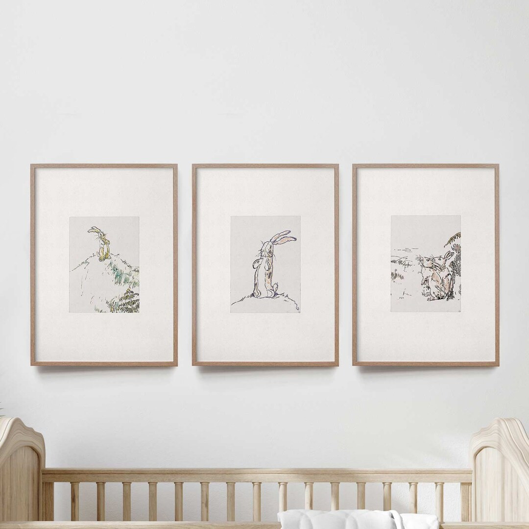 The Velveteen Rabbit Wall Art, Nursery Decor, Set of 3 Prints, Nursery Wall Art, Nursery Prints | Etsy (US)