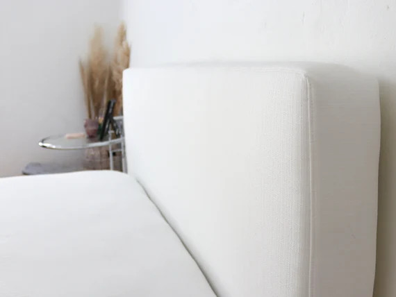 ULTRA Headboard: Thick Cushioned Fabric Headboard, No Hard Surfaces! Perfect for Modern, Minimali... | Etsy (US)