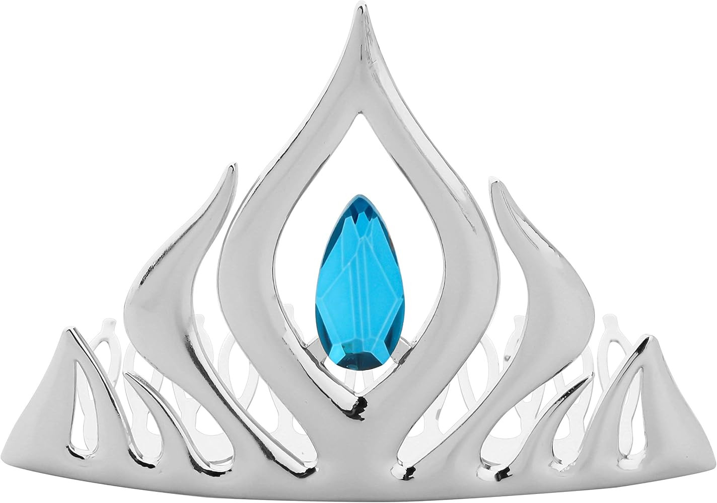 FAADBUK Princess Crown Hairpin Fairytale Gift Cosplay Jewelry Blue Princess Hairpin (Silver Crown... | Amazon (US)