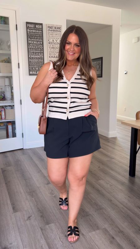 Top, large
Shorts, 33 (size up 1-2)
Pjs, xlarge

Summer outfit, trouser shorts, mom style, easy summer outfit, style over 30, elevated basics, midsize, size 12, size 14

#LTKStyleTip #LTKVideo #LTKMidsize
