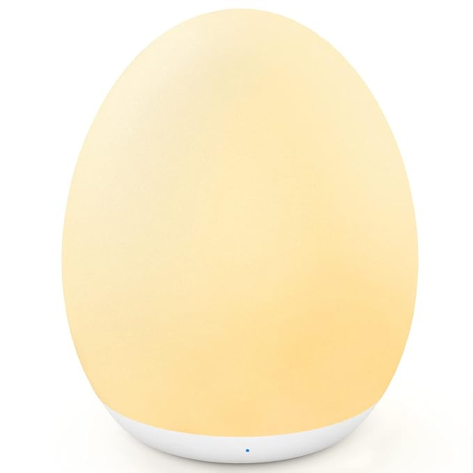 MediAcous Night Light for Kids, Egg Light for Nursery, 7 Colors Changing & Stepless Dimming, Soft... | Amazon (US)