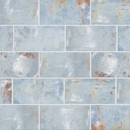 Biarritz 3" x 6" Ceramic Brick Look Subway Tile | Wayfair Professional