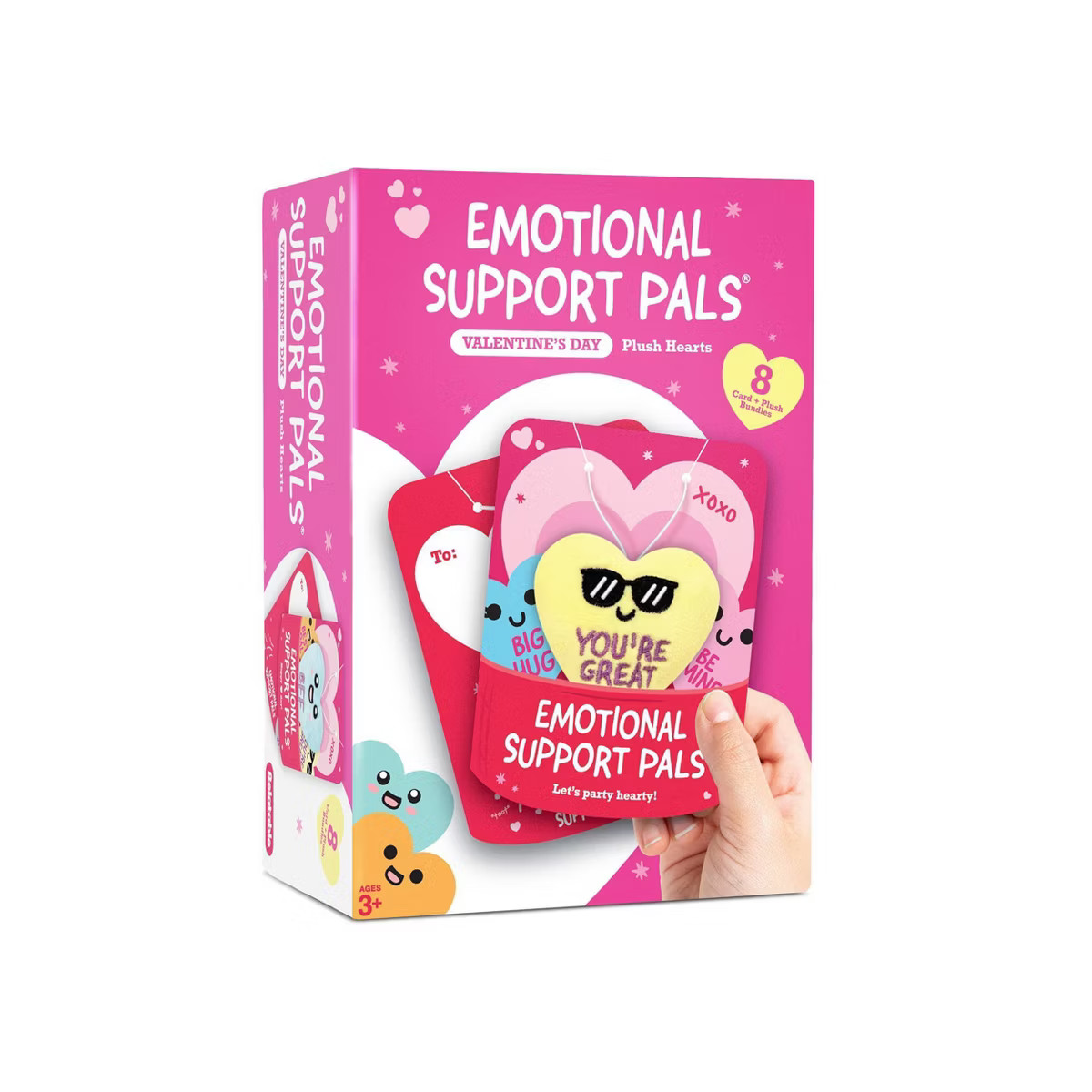 What Do You Meme? Emotional Support Hearts Valentine's Day Cards - 8pk | Target