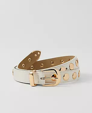Leather Studded Belt | Ann Taylor