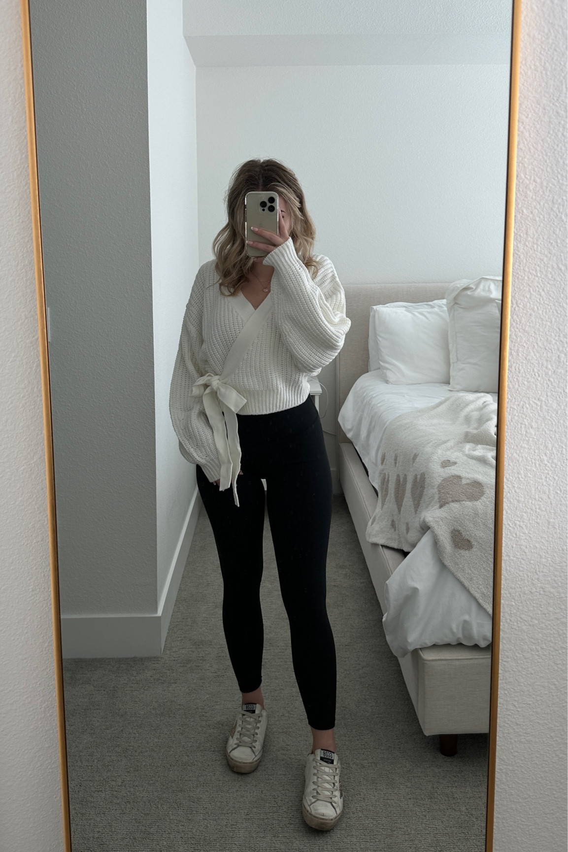 such a pretty ballerina wrap sweater from h&m! sneakers are old but linking similar from my fave retailers! 

fall finds | cozy fall outfit | golden goose | girly outfit | girly fall outfit | feminine fall | fall leggings outfit | hm finds | ballet core | ballet finds | 

#LTKSeasonal #LTKstyletip #LTKfindsunder50