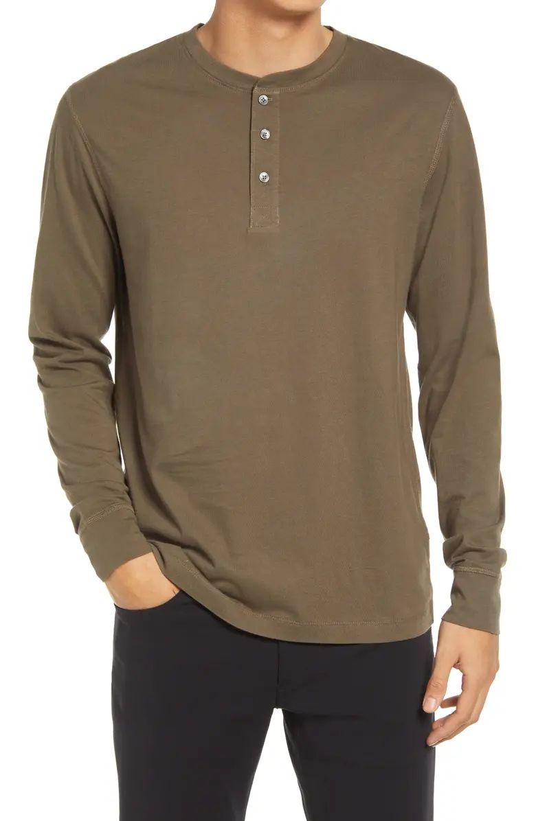 French Connection Men's Organic Cotton Henley | Nordstrom | Nordstrom