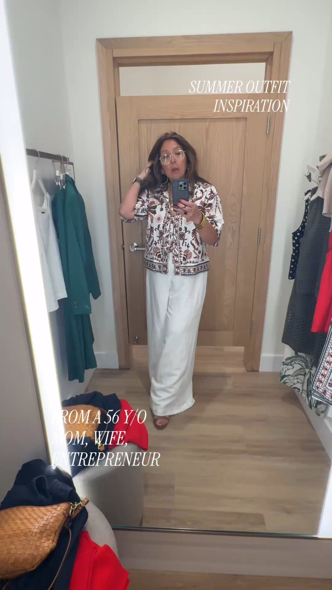Summer outfit inspiration from a 56 year old mom, wife, and entrepreneur. 
Outfits I am currently wearing for work and weekend. 

I’m Elisa, a wardrobe stylist, founder of Turnkey Style, and author of The Style Advantage: I Say What HR Can’t. I work with one on one with professional women as well as leaders and corporate teams so they show up authentically, on brand, and with confidence. 
I’m also a mom of two grown boys, a wife, a post-menopausal woman in business, 5’4”, a size 12/14 on the bottom and L on top. 
I’ve been everything from a size 10–18+, which is why fit, function, and real life always come first.

#LTKootd #LTKSaleAlert #LTKWorkwear