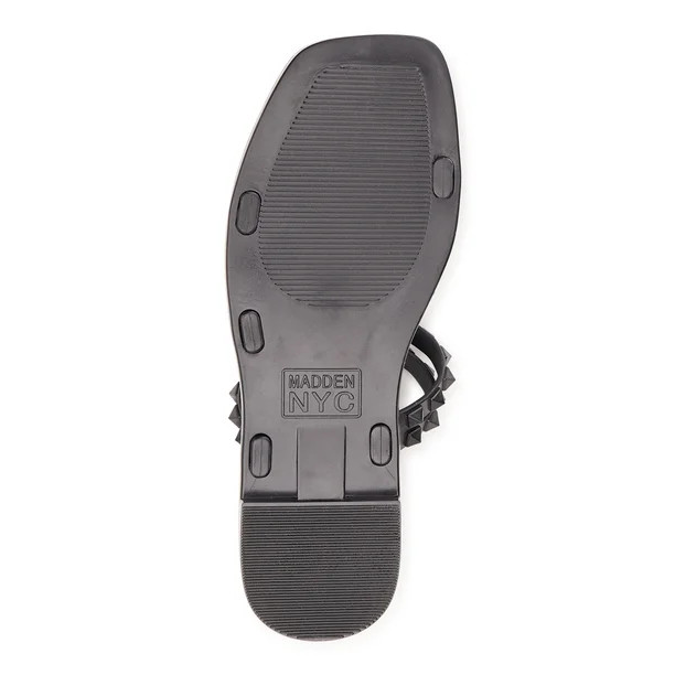 Madden NYC Women's Studded Strappy Jelly Slide Sandals - Walmart.com | Walmart (US)