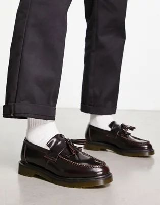 Dr Martens adrian tassel loafers in cherry red | ASOS | ASOS (Global)