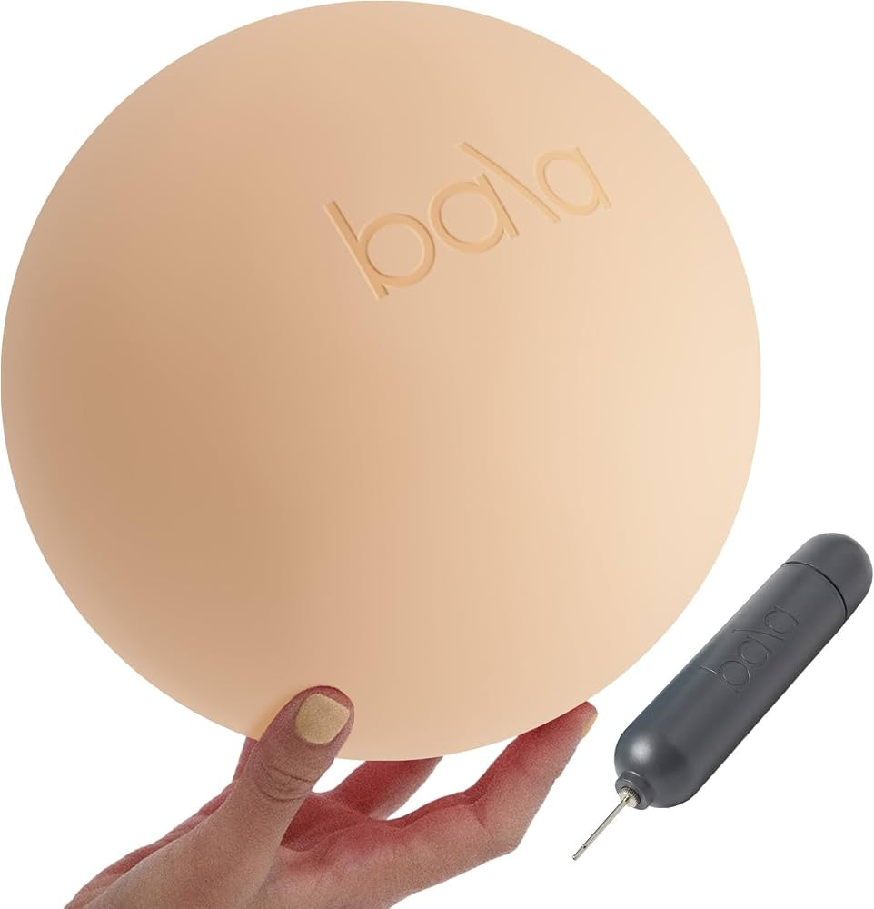 Bala Pilates Ball, Non-Weighted Exercise Ball for Yoga & Barre - Small 8"     Yoga Ball, Stretchi... | Amazon (US)