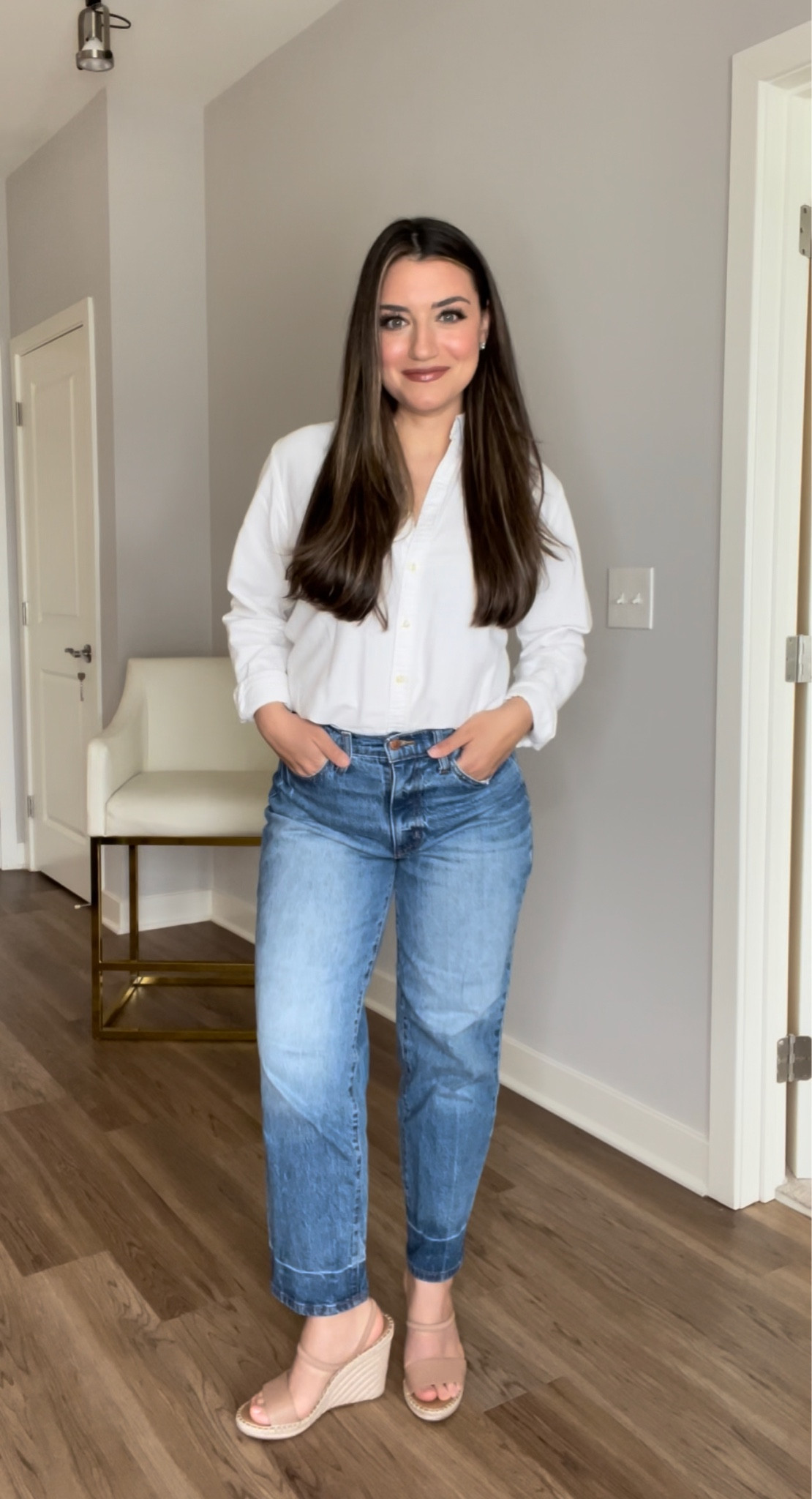 Jeans 26R, top size 12 slim fit

#LTKSeasonal #LTKFind #LTKstyletip