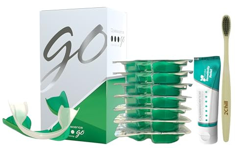 Opalescence GO 15 Whitening Bundle - (7 Treatments) Hydrogen Peroxide Prefilled Teeth Whitening Trays and Travel Sensitive Whitening Toothpaste 1 Oz - Mint Flavor- Includes a Toothbrush - 6288-1T | Amazon (US)