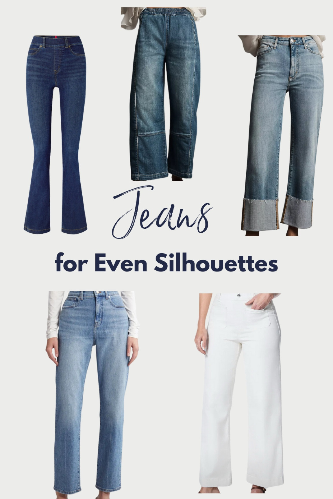 These trending jeans are great options for even silhouettes. Perfect to balance your silhouette and enhance your beautiful shape without feeling overwhelmed or too skinny.

#LTKStyleTip #LTKOver40 #LTKGiftGuide