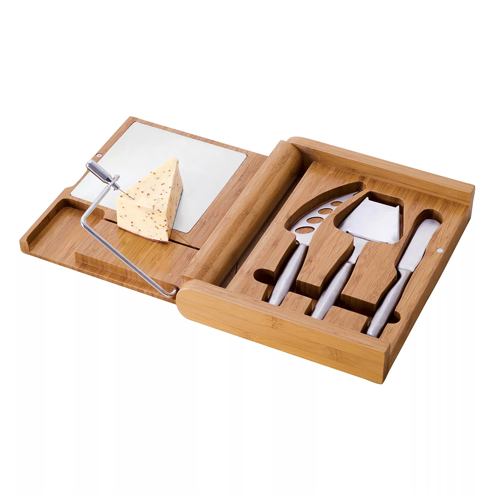 Picnic Time Soiree 5-pc. Bamboo Cheese Board Set, Multicolor | Kohl's