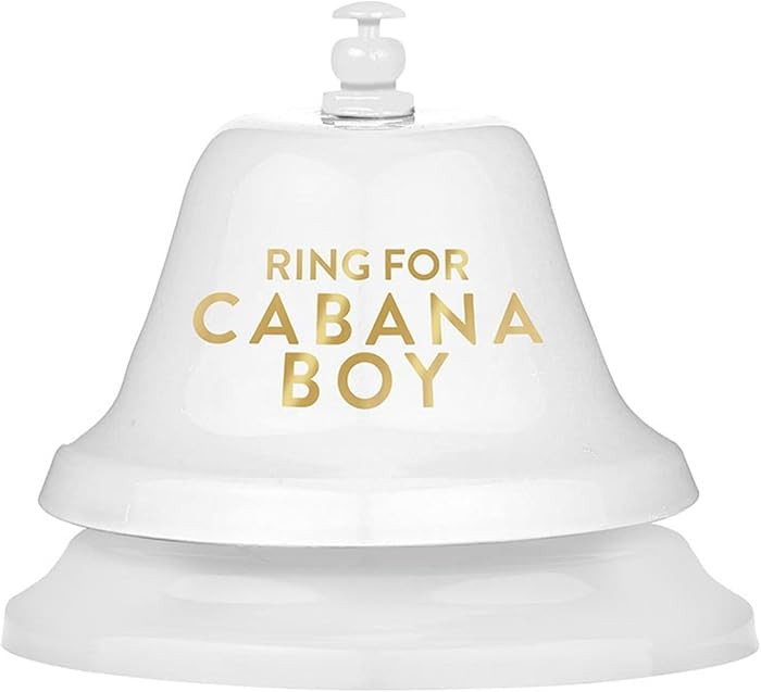 Slant Collections Bar Counter Service Call Bell Bar Bell, 3.5" W x 3.25" H, Ring For Cabana Boy | Amazon (US)