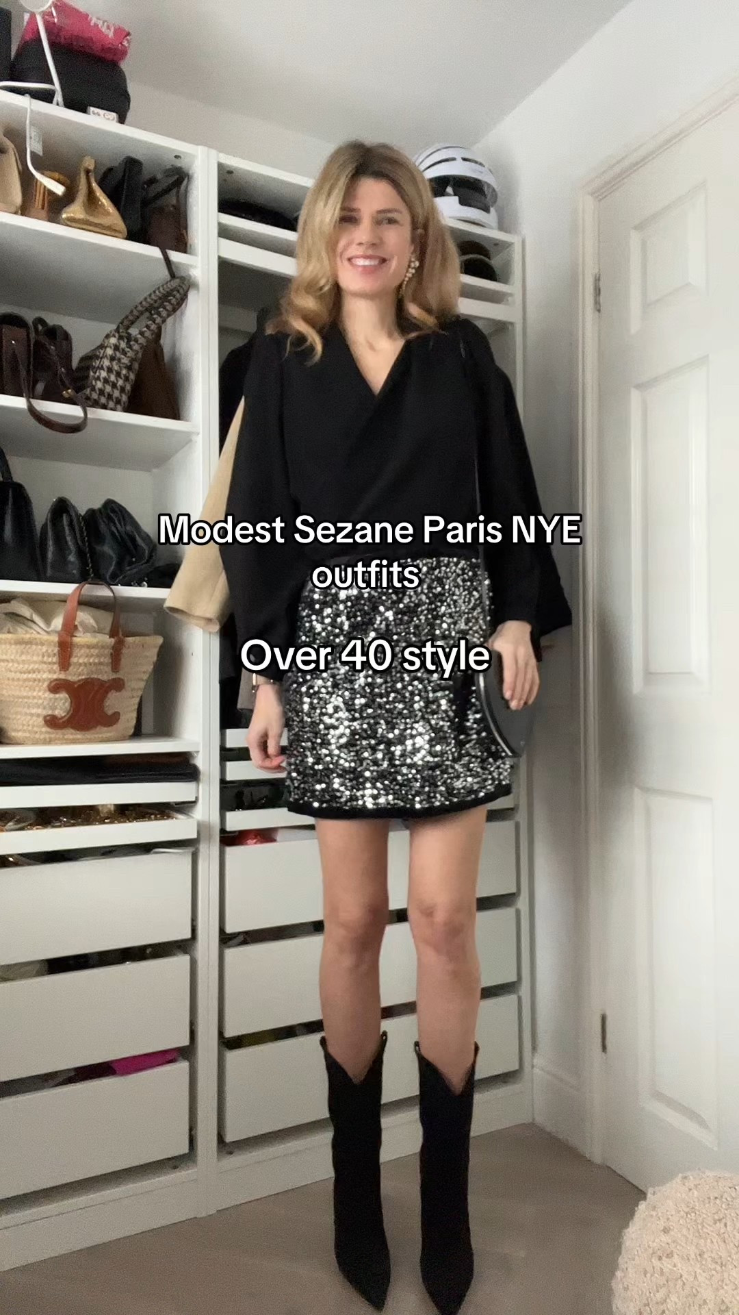 Sezane dress, Sezane shoes, Sezane skirt, nye outfit, party outfit, holiday outfit 

#LTKstyletip #LTKdatenight #LTKfestive