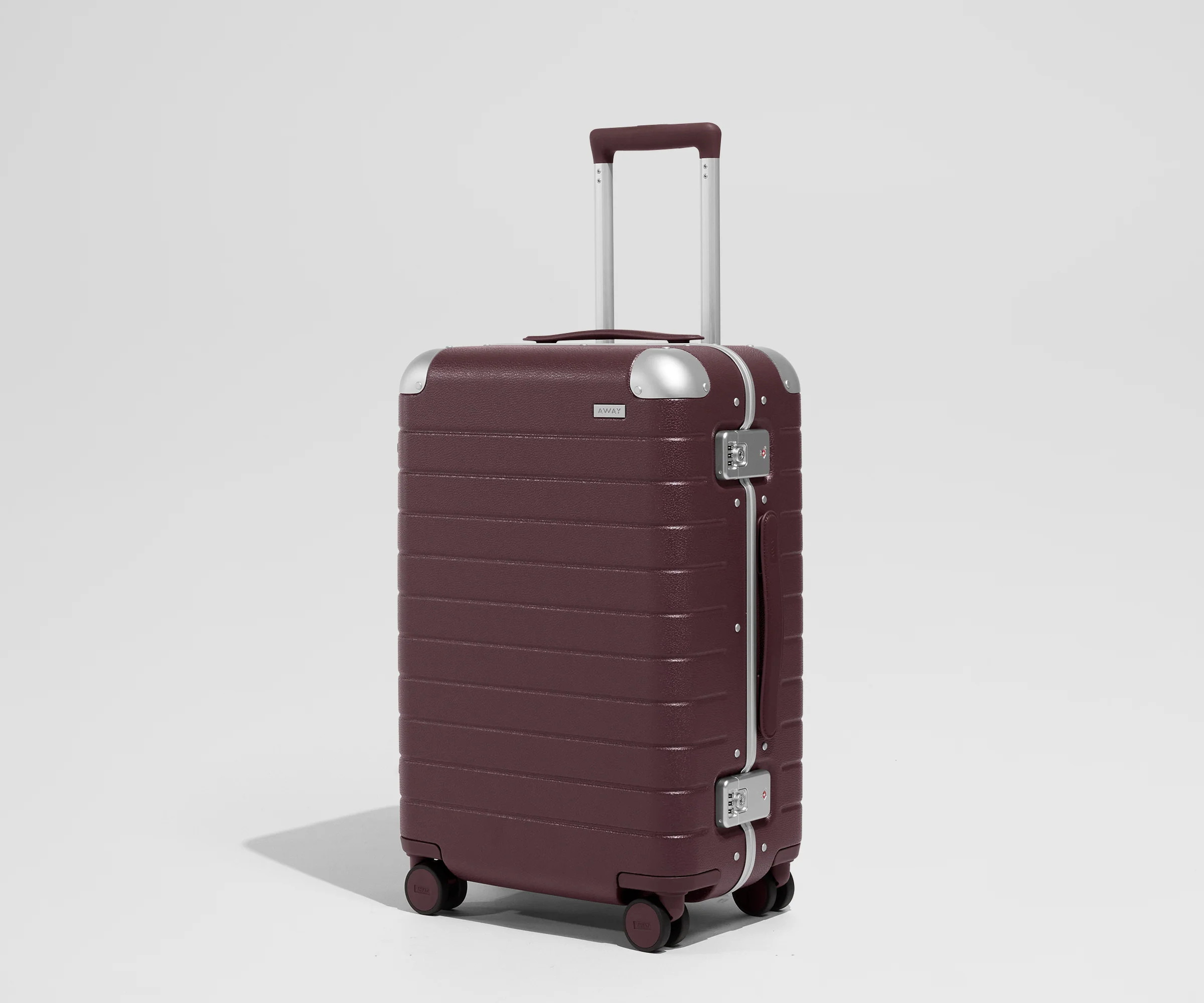 Aluminum Edge Bigger Carry-On in Oxblood Red | Away | Away