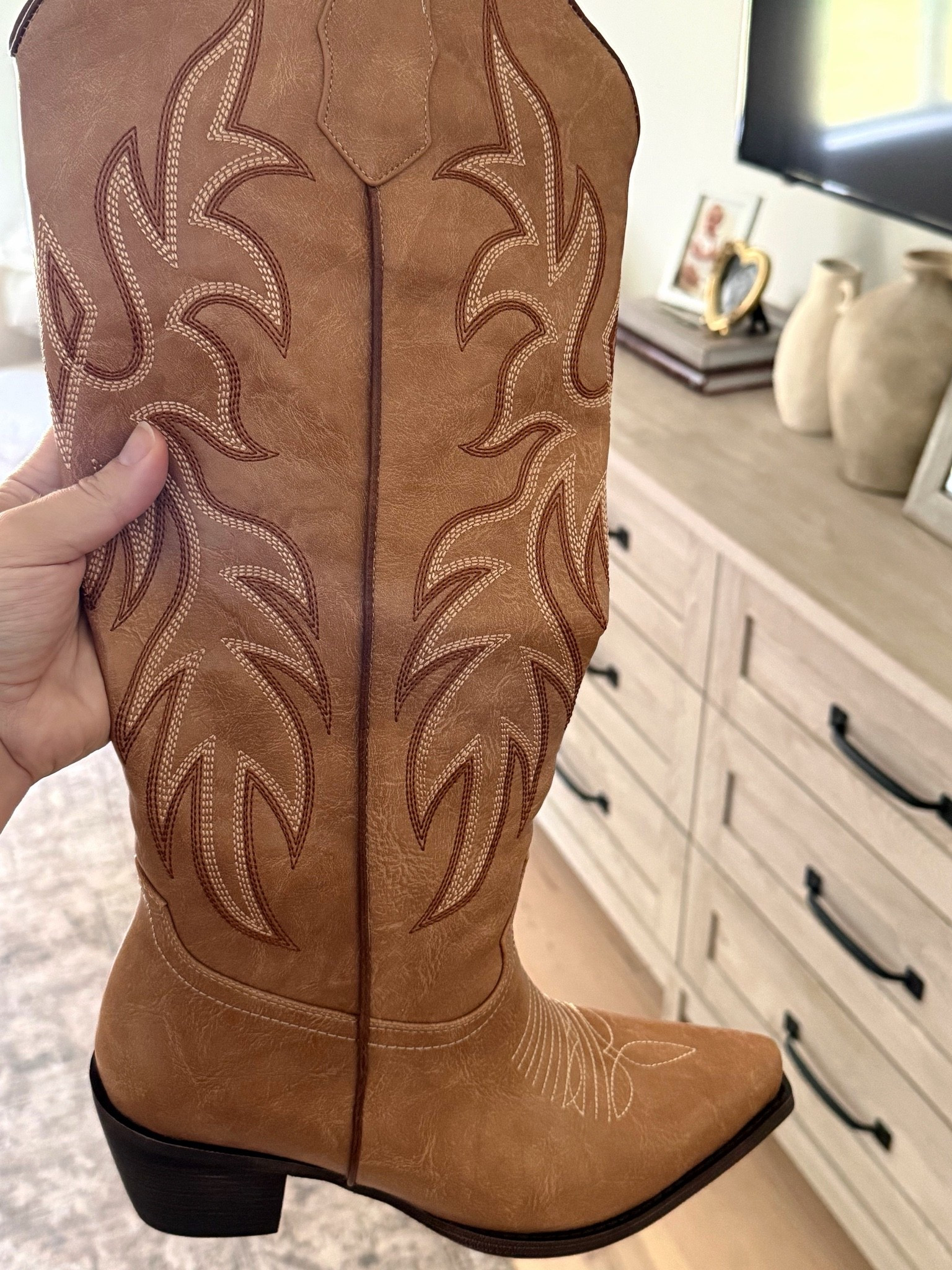 These are sooo good and you won’t believe the price! Linked the cute ones most on sale, but they have other colors that are under $70! 
#boots #cowboyboots #under40

#LTKSaleAlert #LTKootd
