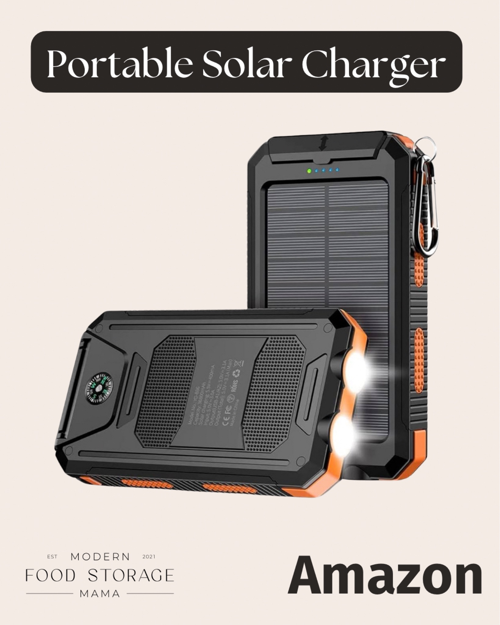 Do you have a portable solar charger? What would you do if you couldn't charge your phone? 

These portable solar chargers are crucial to have on hand for emergencies! I recommend having one in your car and your 72-Hour Kit (Bug-Out-Bag). 

#LTKHome #LTKBacktoSchool #LTKTravel