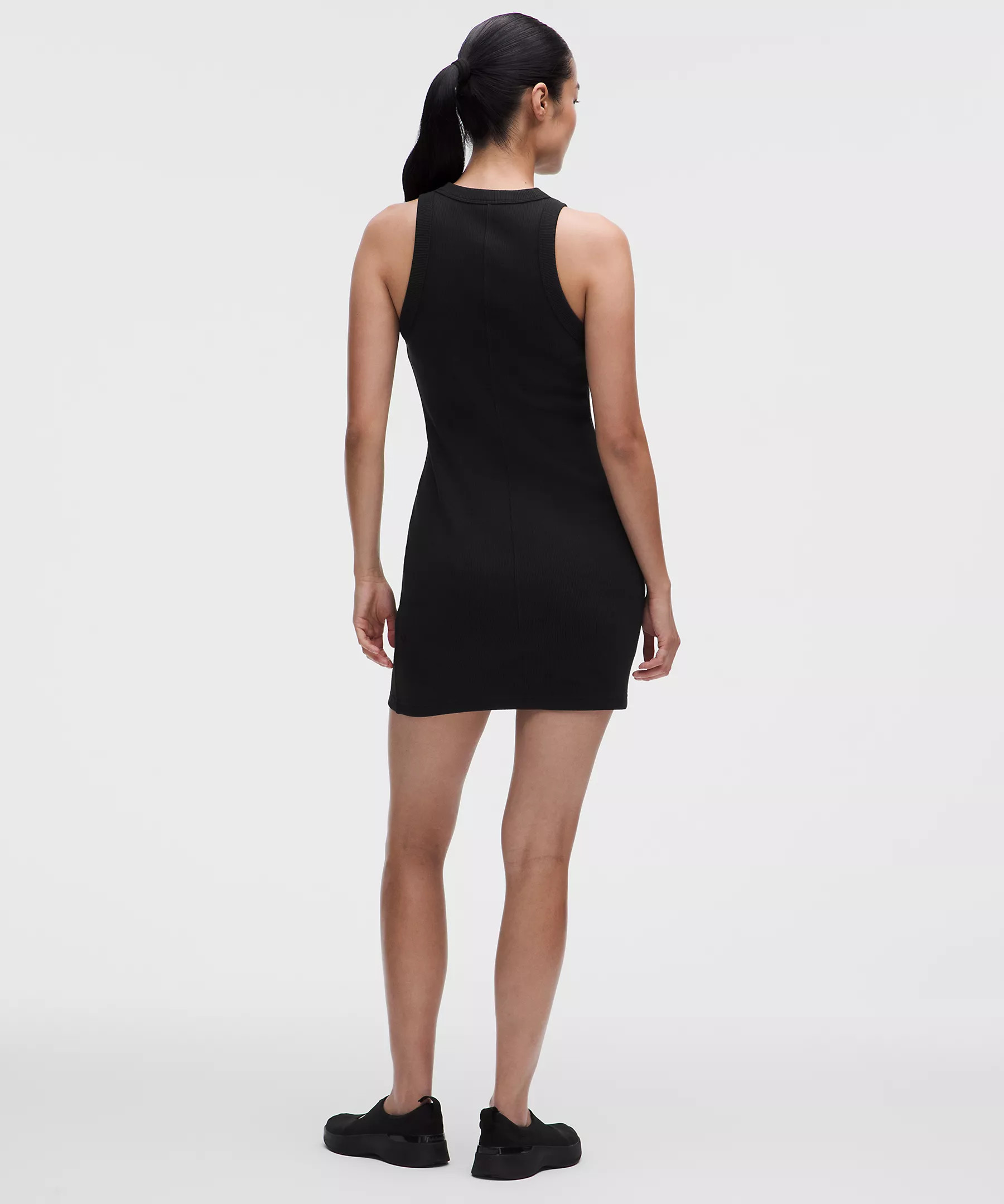 Ribbed Heavyweight Cotton-Blend Mini Dress | lululemon (CA)