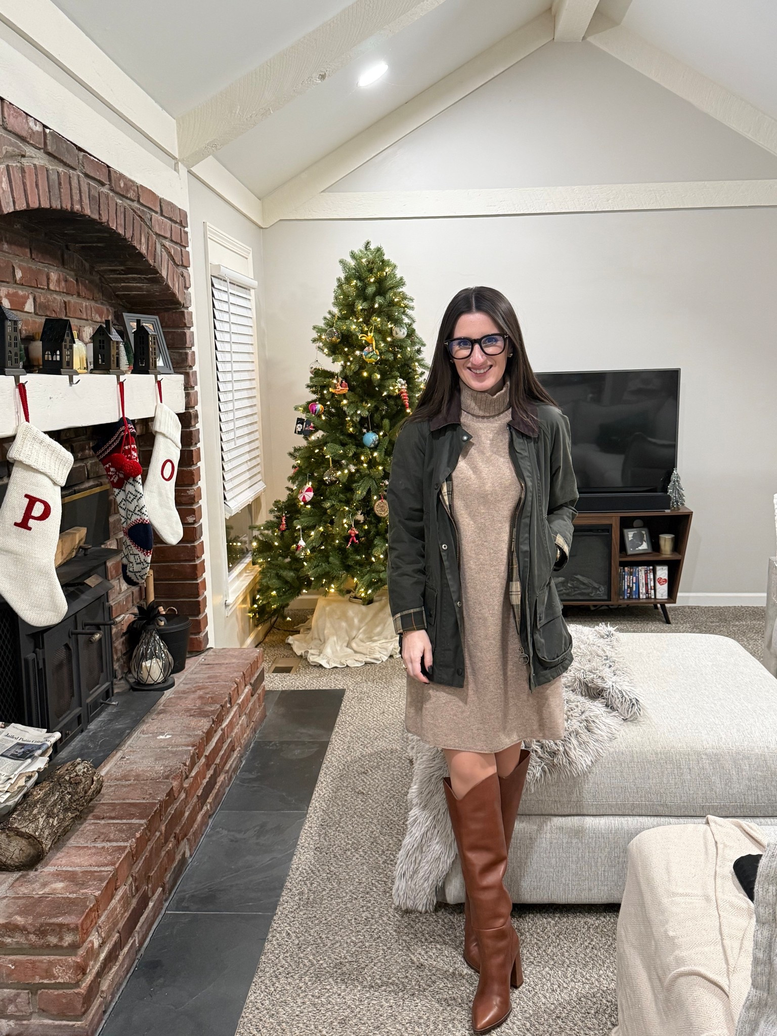 Loved this autumn look for work yesterday! Paired one of my favorite Tuckernuck dresses with the always beautiful Barbour waxed barn jacket (which I’ve had for 10+ years!) and the boots we all can’t get enough of from Steve Madden. This look would be so cute for Thanksgiving, fall family photos, or just a day out with the girls! 

#LTKootd #LTKPetite #LTKWorkwear