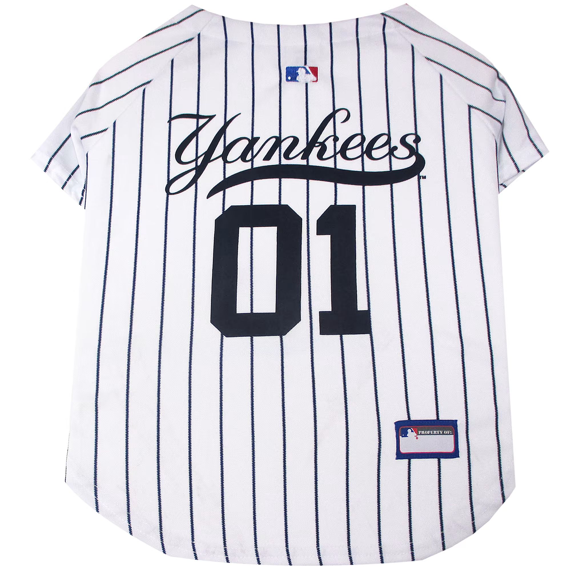 Pets First MLB American League East Jersey for Dogs, Medium, New York Yankees | Petco