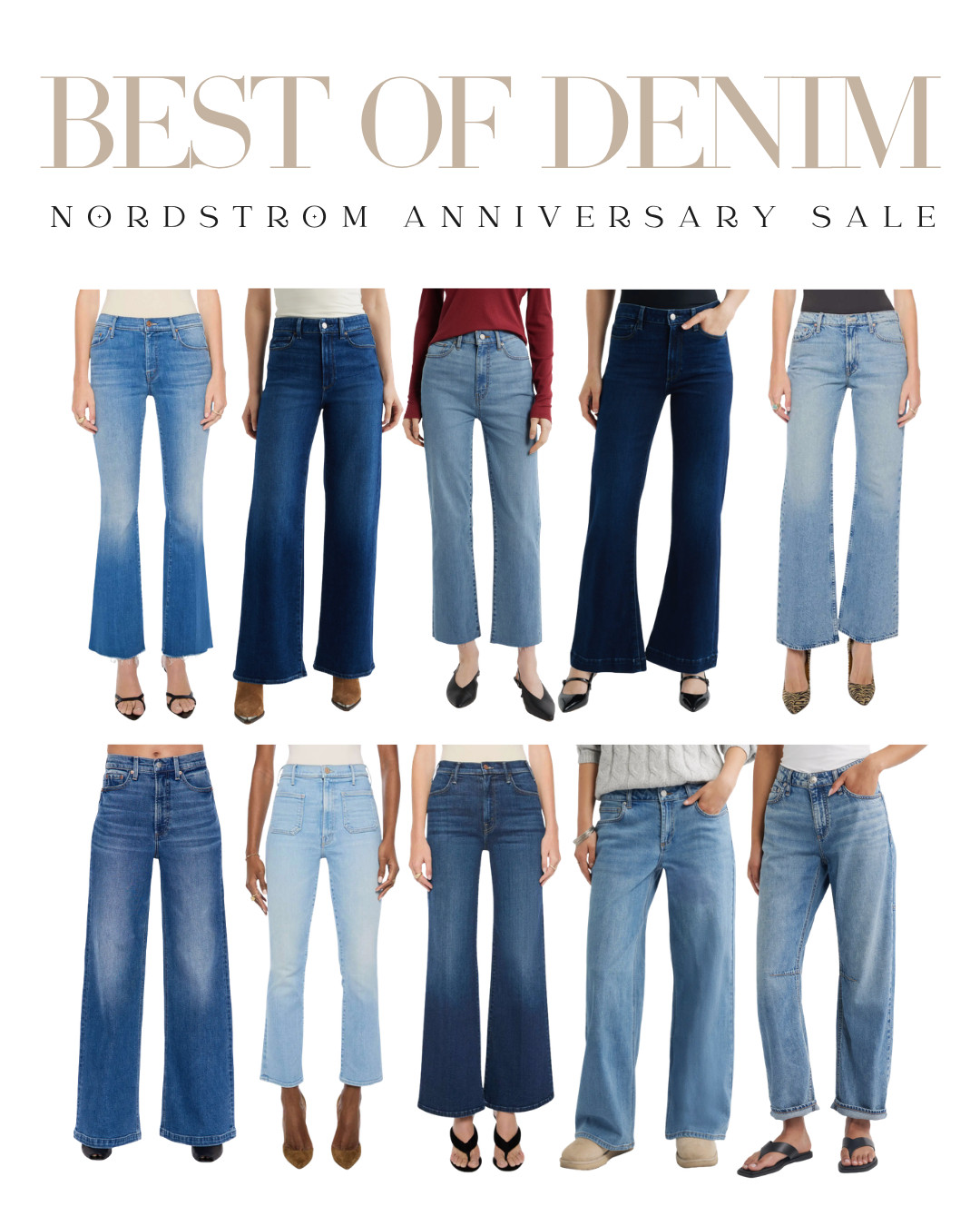 Best denim of the Nordstrom Anniversary Sale! Get all your favorites added to cart and ready for when the sale goes live to Icons on 7/14. 

 #LTKSeasonal #LTKSaleAlert