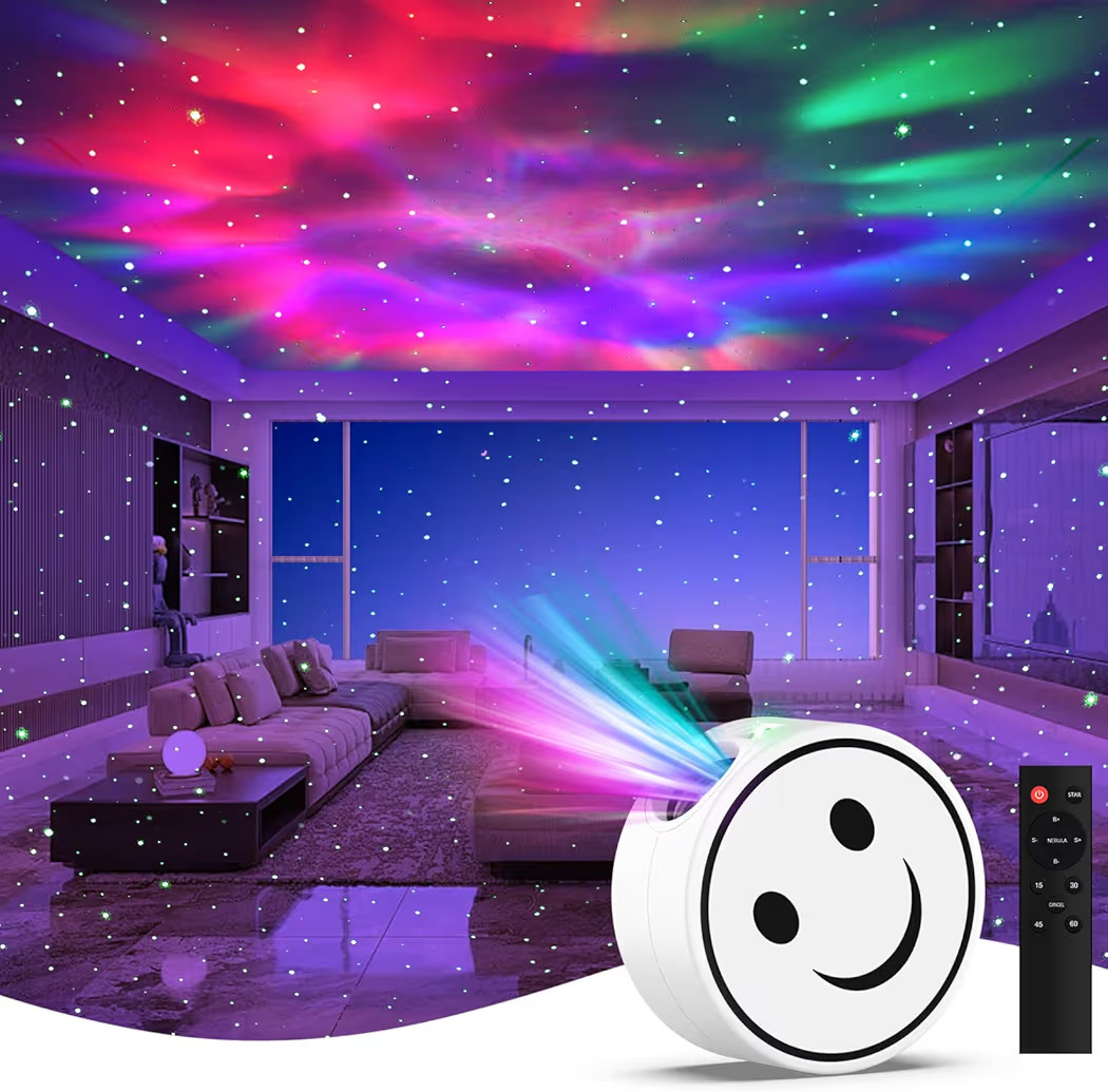 Star Projector, Galaxy Projector for Bedroom, Night Light for Kids, LED Nebula Lighting with Time... | Amazon (US)