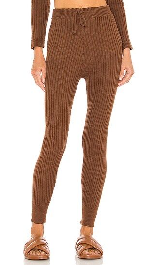 Georgia Knit Pants in Chocolate | Revolve Clothing (Global)