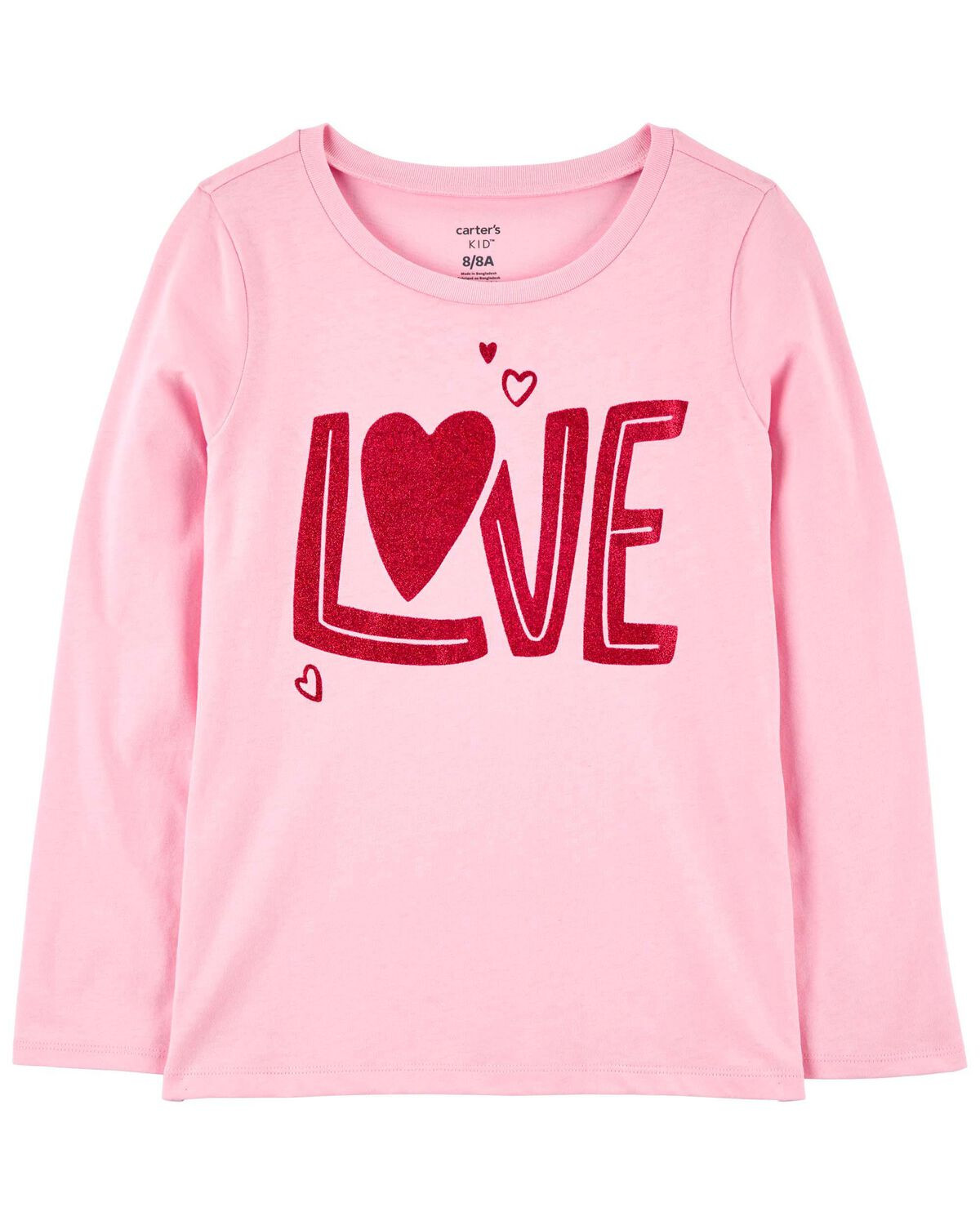 Pink Kid Love Graphic Tee | carters.com | Carter's