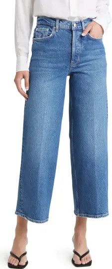The Getty High Waist Crop Jeans | Nordstrom