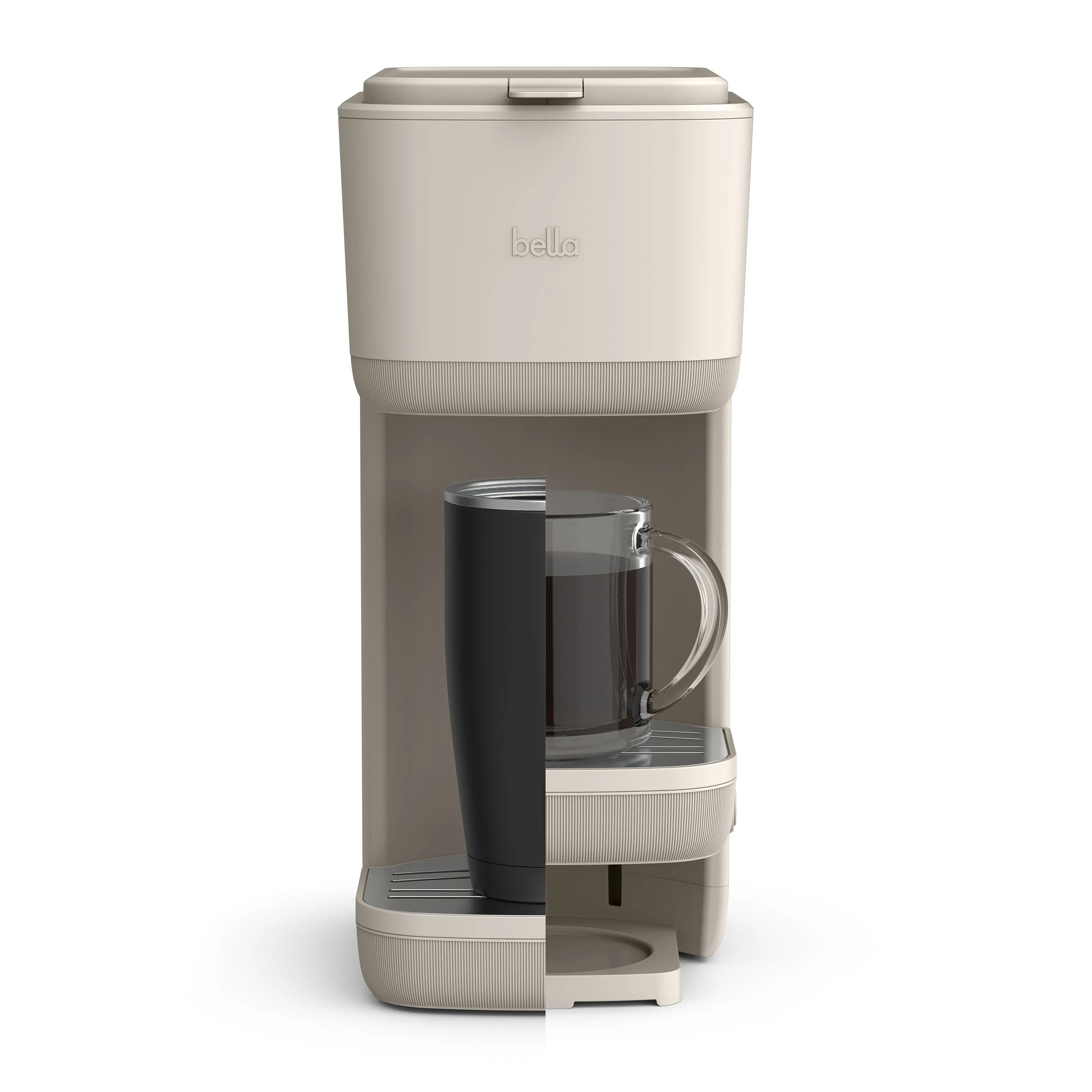bella Single-Serve Coffee Maker, Oatmilk | Walmart (US)