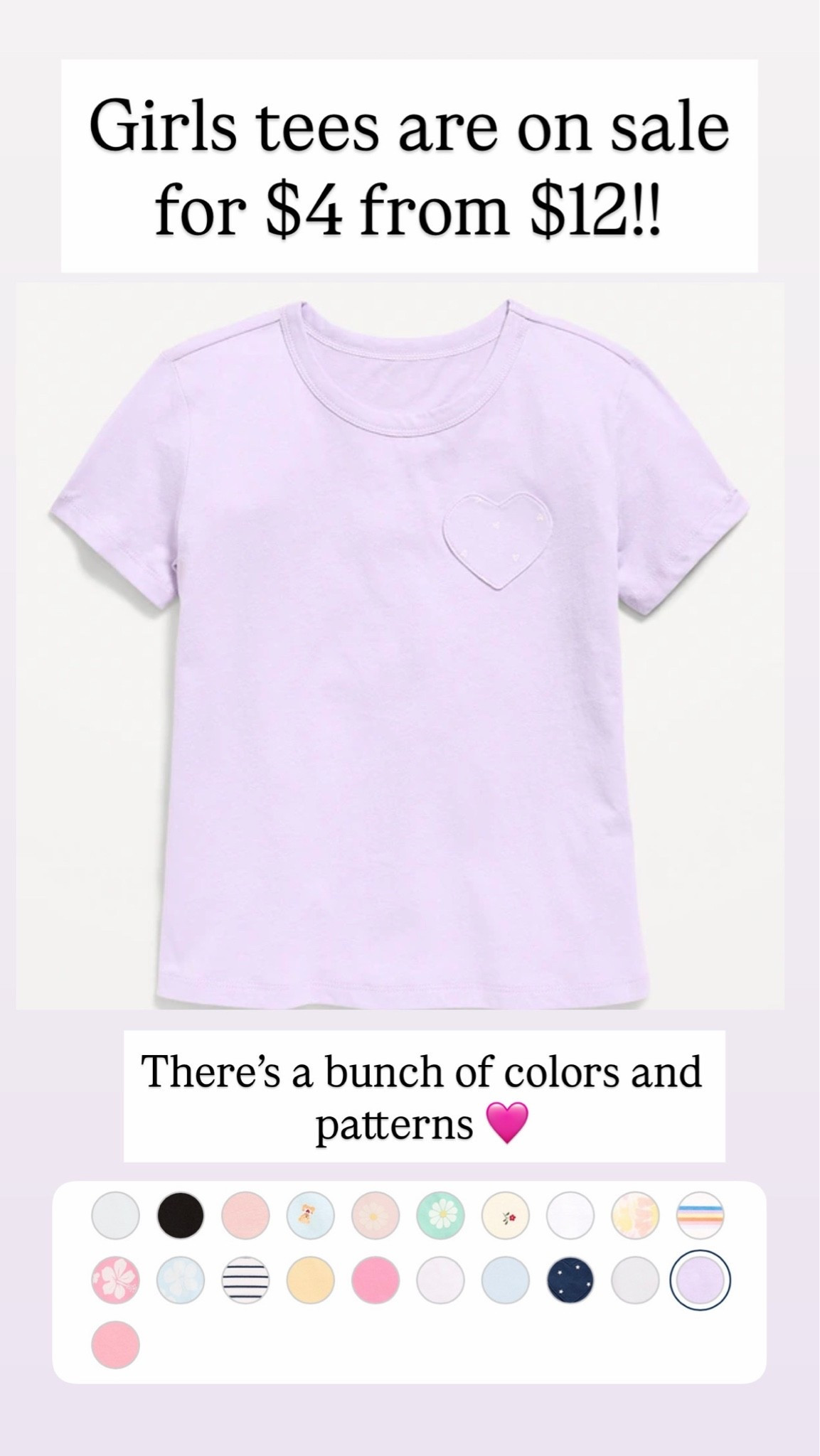 Girls tees are $4 from $12

#LTKKids #LTKSaleAlert