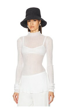 Helsa Justin Knit Top in Optic White from Revolve.com | Revolve Clothing (Global)