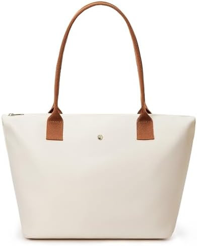 KALIDI Tote Bag for Women Nylon Top-Handle Purse,Shoulder Hobo handBag with Zipper Leisure Foldab... | Amazon (US)