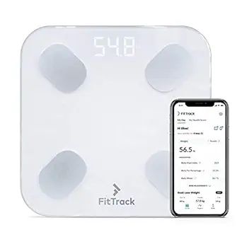FitTrack Dara Smart BMI Digital Scale - Measure Weight and Body Fat - Most Accurate Bluetooth Gla... | Amazon (US)