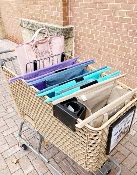 Amazon organization hack! These shopping cart bags make grocery shopping a breeze! Keep everything separated and there’s even a cooler bag! They have e handles and can take weight and you can just put them right in your car as shopping bags

#LTKstyletip #LTKfamily #LTKitbag